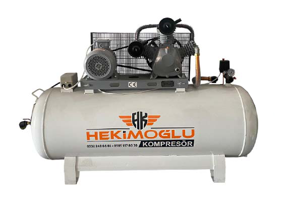 500LT 12 BAR (2*90*65 - 2*95*69) Pistonlu Kompresör